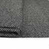 wełna tweed czarno-biały WV0076