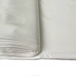 twill bawełna-poliester satynowy biały CO1217