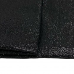 twill wełniany czarny brokatowy WV1401