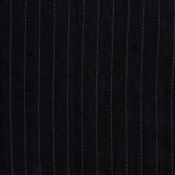 twill wiskozowy granatowy w paski VI2232