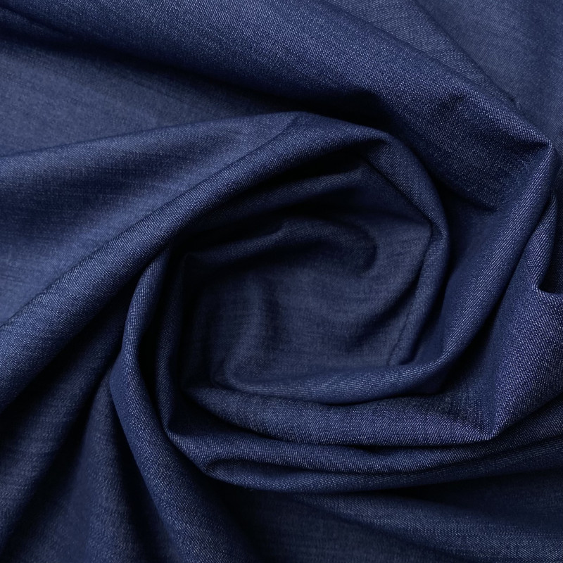 Cienki jeans bawełniany granatowy
