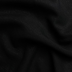 wełna twill czarna brokatowa WV2541