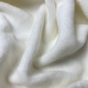 dzianina bawełniana pluszowa biała CO2688