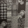 dzianina wełniana bukla beżowo-brązowa WV2670